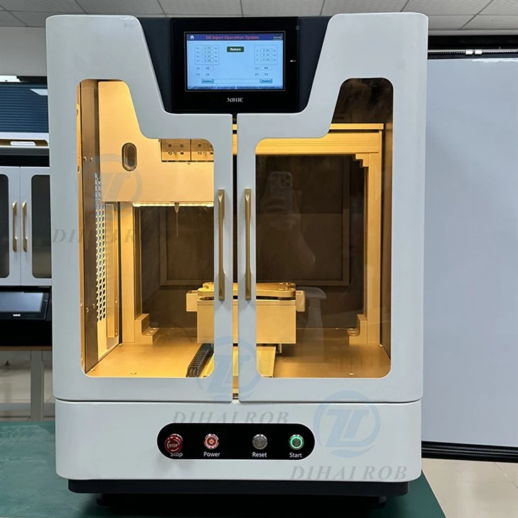 CBD Màquina d'injecció d'oli d'agulla completament automàtica