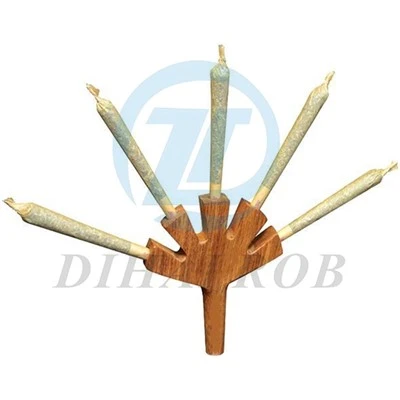 Tub de fusta de fumar natural pre-rot